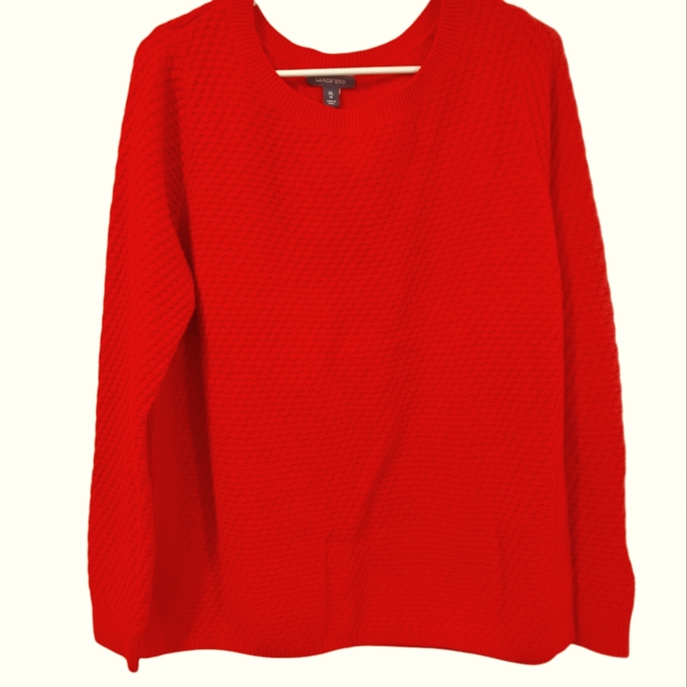 NWT Lands' End Crew Neck Sweater Size XL